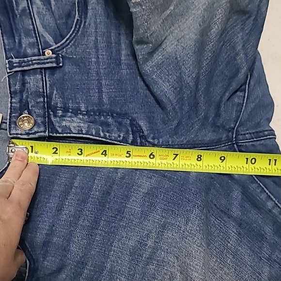 Vintage America Distressed Boho Crop Jeans size 8/29 - Picture 7 of 8